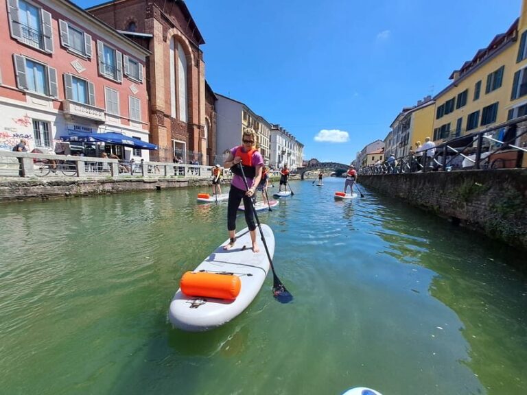 SUP on the Navigli: a wellness retreat in Milan - The Itinerary: What to Expect