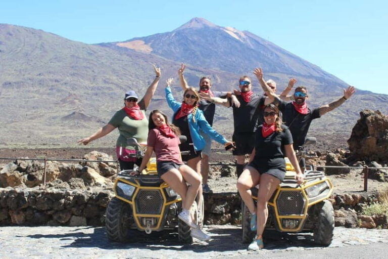 Tenerife: QUAD excursion TEIDE volcano ONLY doble quad - What’s Included and What You Should Know