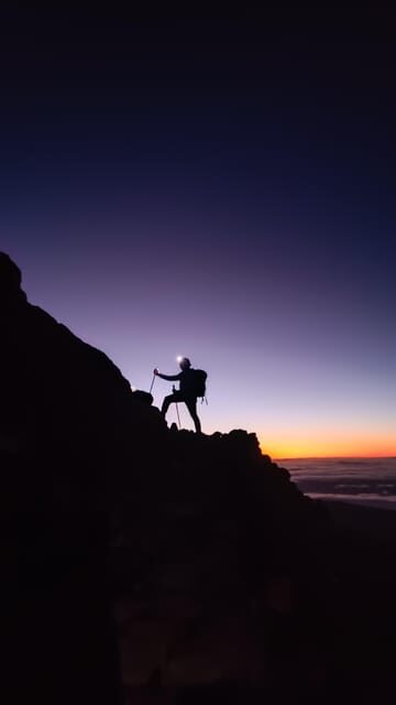 Tenerife: Teide Night Hike to Watch Sunrise and Shadow - The View at the Summit and the Sunrise