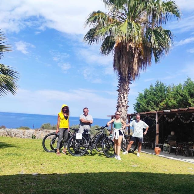 The whole round of Methana & Volcano e bike tour - Key Points