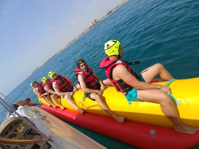 Torrevieja: Banana Boat Ride with Instructor - The Experience Itself: Step-by-Step