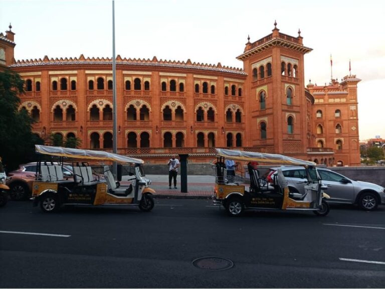 Tour with Private guide in Tuk Tuk through Madrid Torero - Why This Tour Offers Good Value
