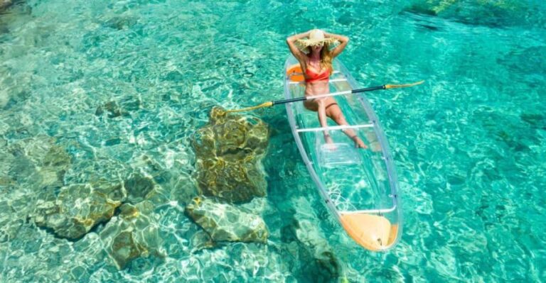 Transparent kayak sunset tour - The Itinerary and What to Expect