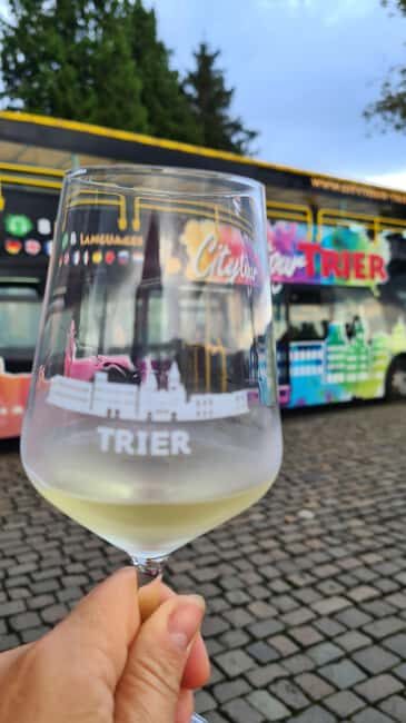 Trier: Wine and Food Tour  Round trip with wine tasting on a double-decker bus - FAQs