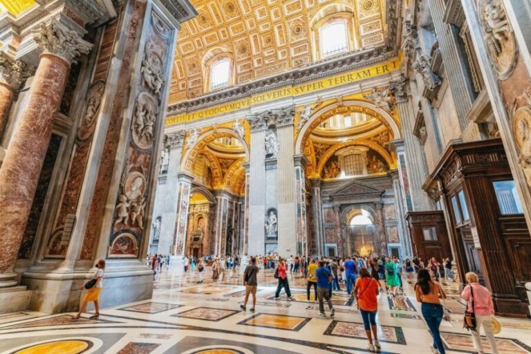 Vatican: St. Peter's Basilica, Square, Grottoes Guided Tour - Practical Details & Tips