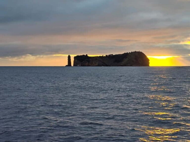 Vila Franca do Campo: Sunset Boat Tour with Drink and Cake - Practical Details and Tips