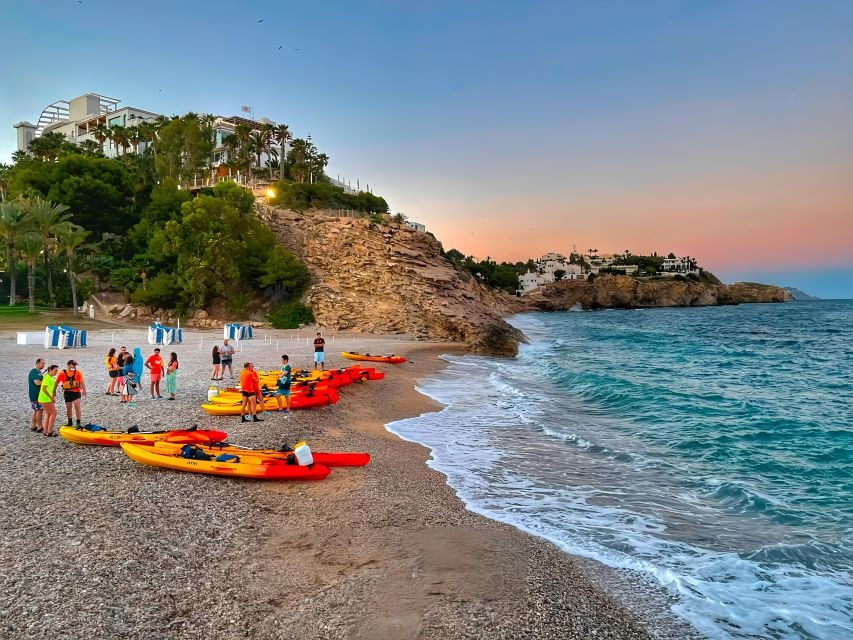 Villajoyosa: Moonlight kayaking and dinner under the stars - What’s Included and Practical Details