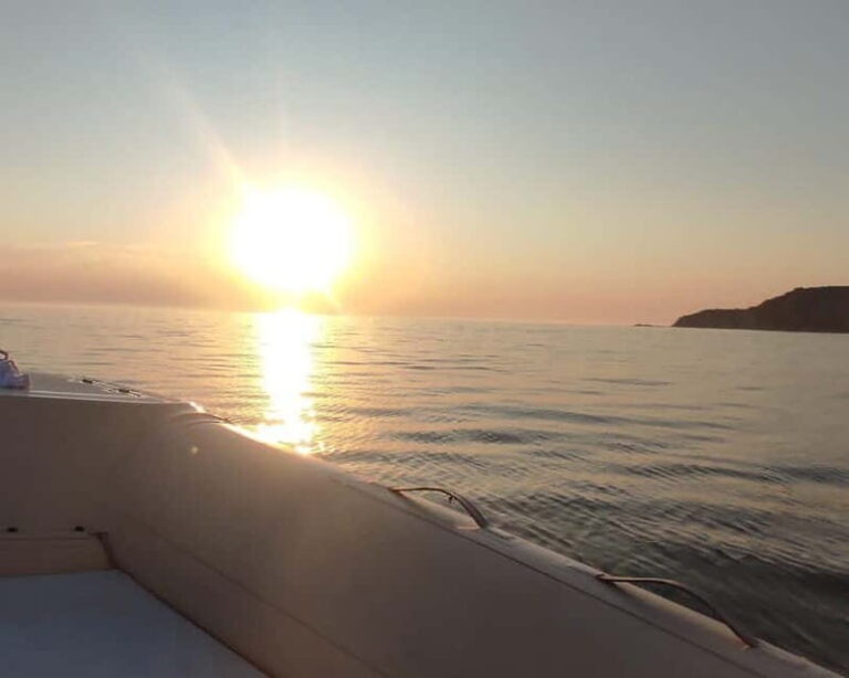 Vlora Pink Sunset Experience  Private Romantic Boat Trip - Visiting the Haxhi Ali Cave