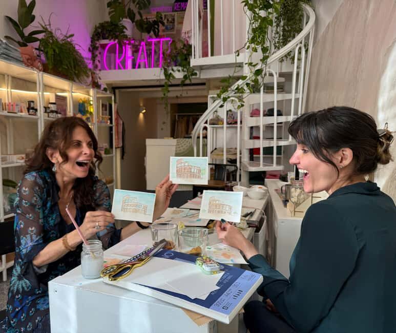 Watercolor in Rome: Create Your Own Hand-Painted Souvenir - Key Points