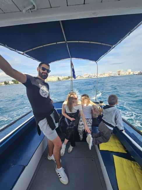 Zadar: Wooden Boat half day Adventure with drinks - The Skipper and the Vibe