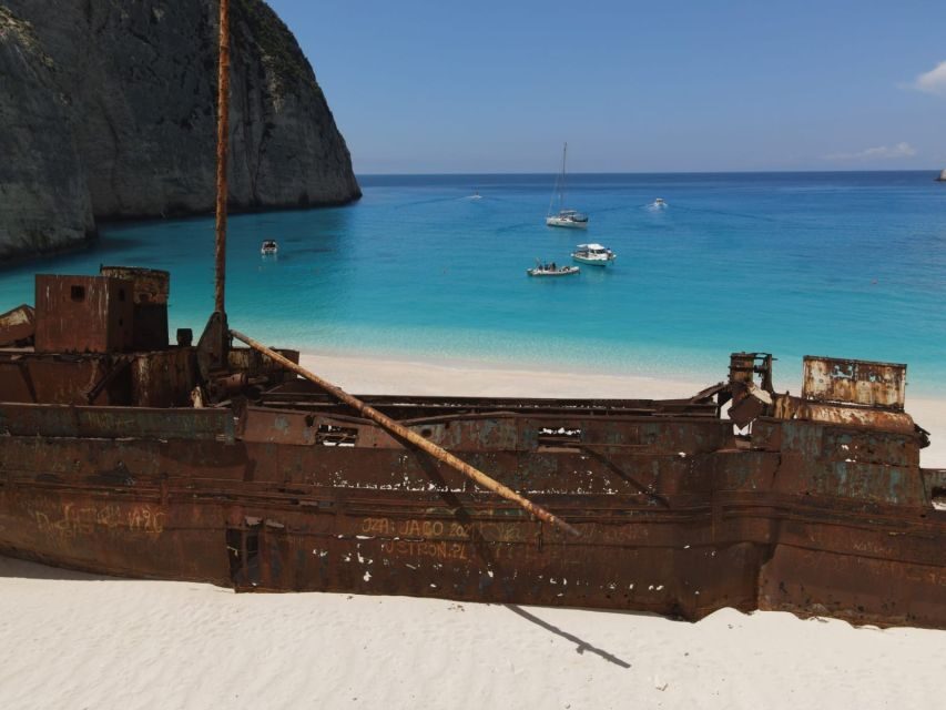 Zakynthos: West Coast & Navagio Bay Cruise with 2 Swim Stops - Key Points