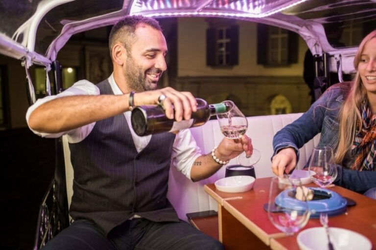 Zurich: Swiss Cheese Fondue and Wine e-Tuk-Tuk Tour - Transportation & Group Size