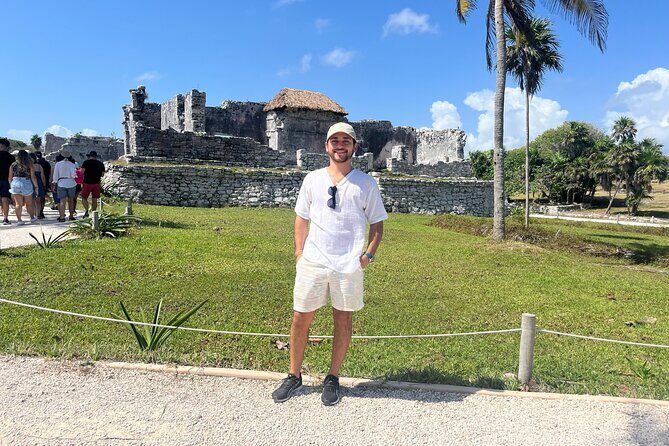 4x1 Tour to Tulum, Coba, Cenote and Playa Del Carmen in one day! - Tulum Archaeological Site: Ancient Cliffside Ruins with Ocean Views