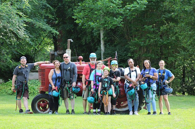 7 Line Waterfall Canopy Zipline Course - The Highlights of Foxfire Adventure Park