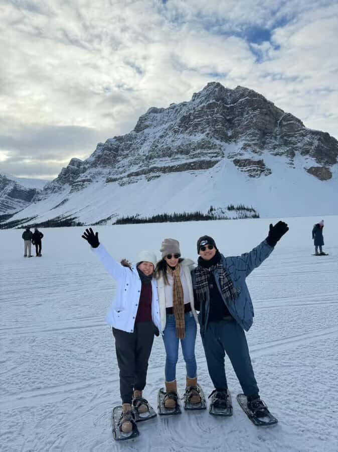 Abraham IceBubble/Sunwapta Falls, Snowshoeing Bow & Peyto - Transport, Timing, and Group Size