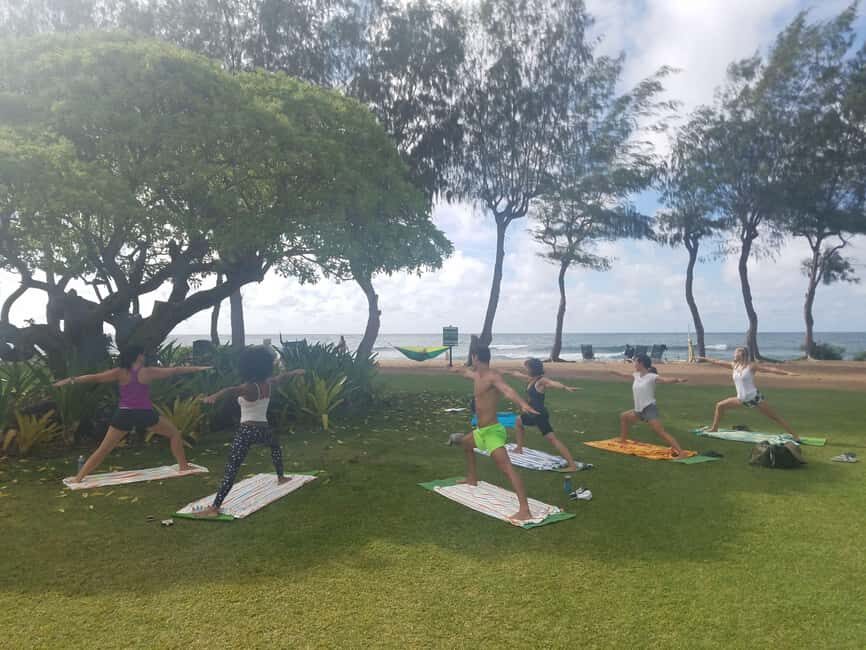 At the Kauai Shores Hotel: Kauai Yoga on the Beach Class - What’s Included and What to Bring