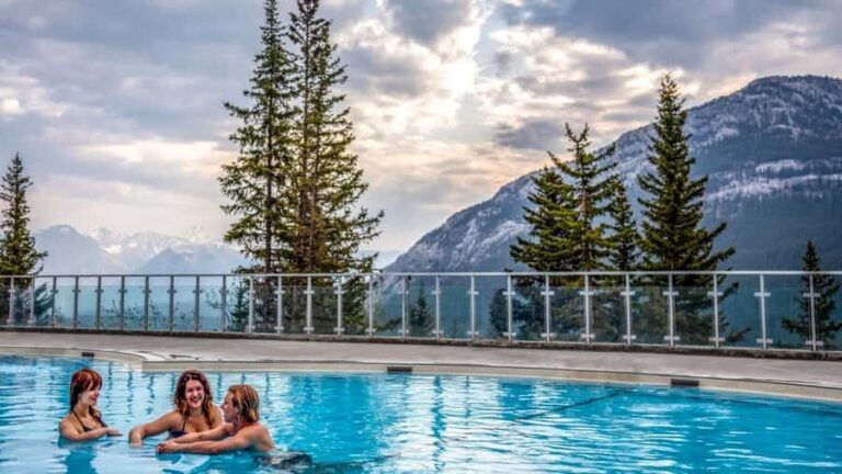 Banff: Gondola, Hot Springs, Bow falls & Three Lakes Tour - Exploring Banff Downtown and the Lakes