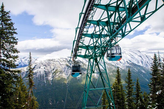 Banff Gondola Upper Hot Springs & Top 3 Lakes Tour from Calgary - The Beauty of Bow Falls and Johnson Lake