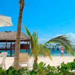 Beach Club tour with beautiful views of the Caribbean Sea. Transport included - The Itinerary in Detail
