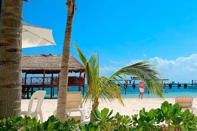 Beach Club tour with beautiful views of the Caribbean Sea. Transport included - The Itinerary in Detail