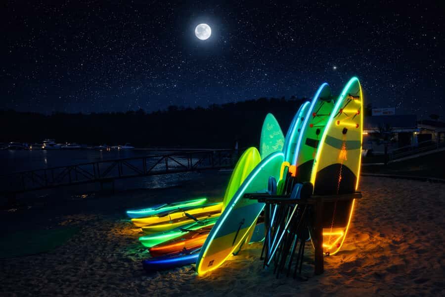 Buford: Lake Lanier Glow and Go Paddleboards & Kayaks - What to Expect During Your Night Paddle