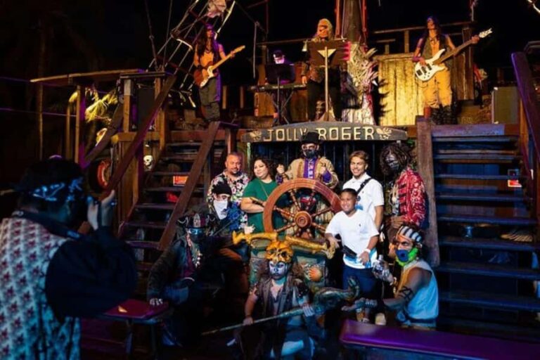 Cancun Night Pirate Ship Cruise with Chicken Dinner and Show - The Breakdown of the Itinerary