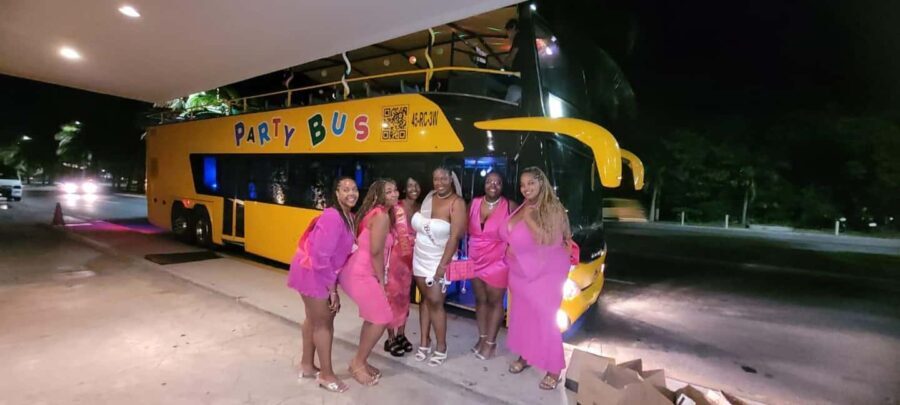 Cancun: Private 3 Hour Party Bus Experience - The Route and Highlights