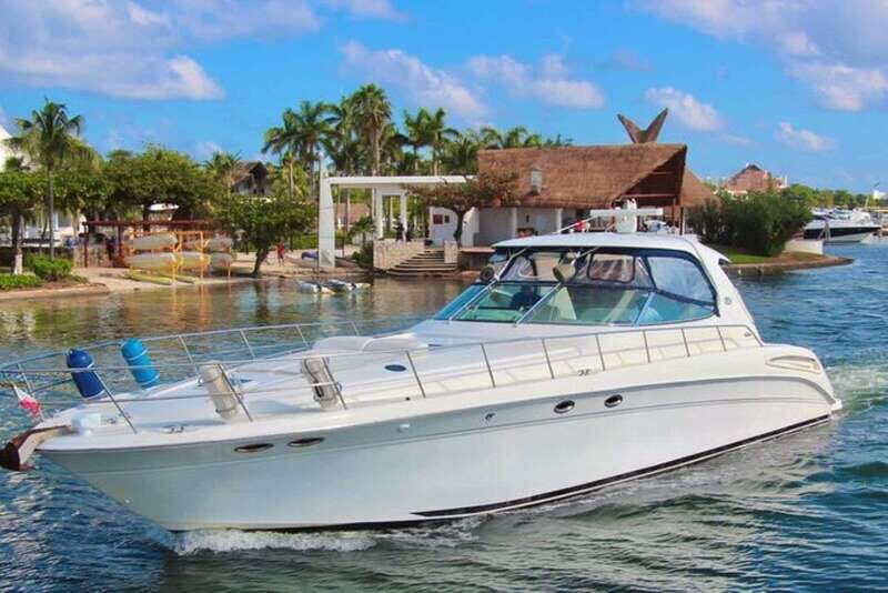 Cancun private yacht Sea Ray Sundancer 60 feet - Exploring the Itinerary in Detail