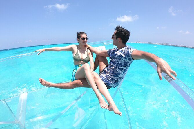 Clear Boat Tour in Cancun 1.5 hours great for pictures - What’s Included and What Costs Extra