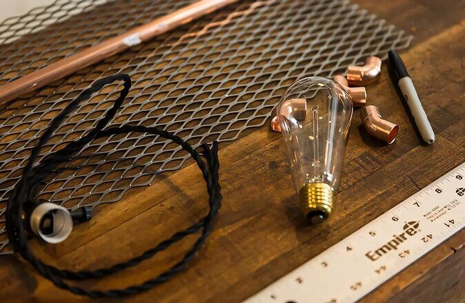 Custom Copper Lamp Making Class - Brooklyn, New York - What to Expect from the Copper Lamp Workshop