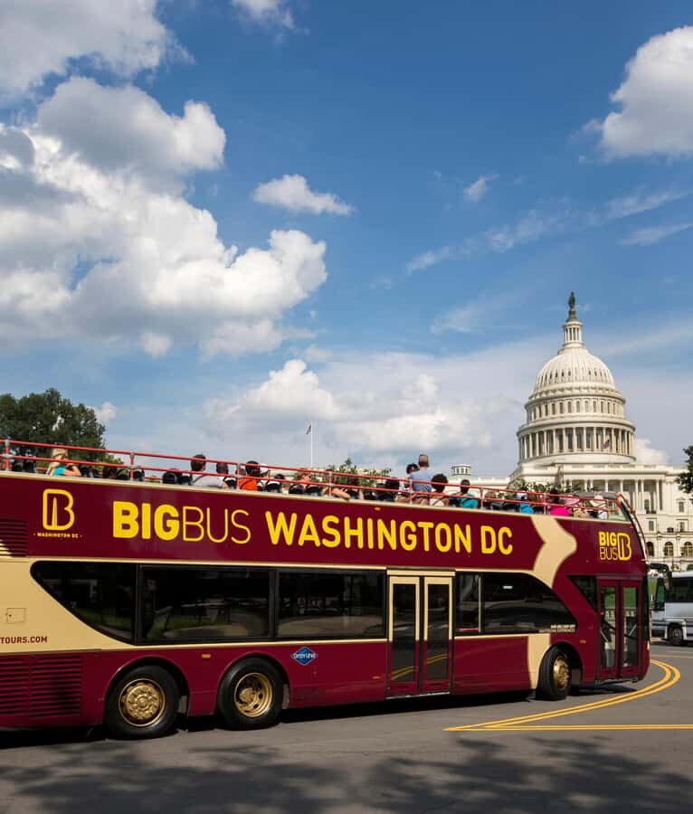 DC: Hop-on Hop-off Sightseeing Tour with 18 Convenient Stops - What You Experience on the Bus