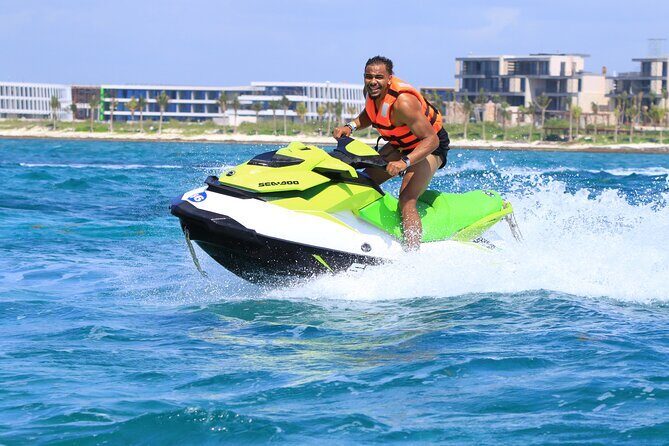 Drive a Waverunner in the beautiful Maroma Beach with transport - The Sum Up
