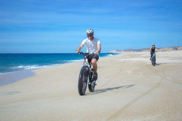 Electric Eco-Bike Beach Adventure with Mexican Lunch - Transportation and Logistics