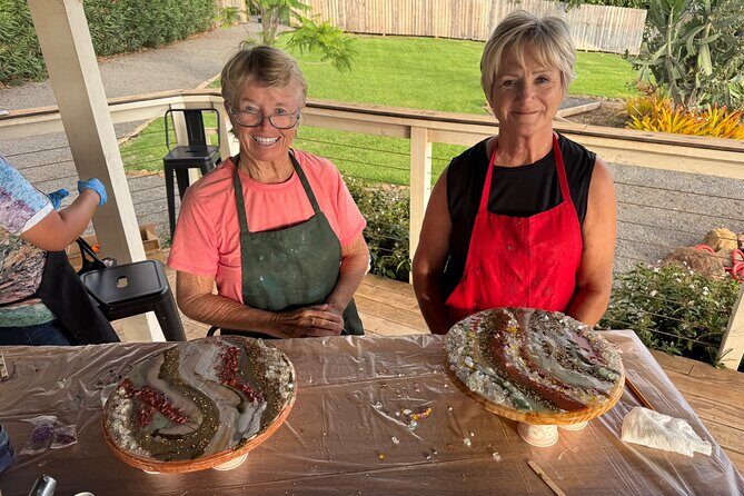 Epoxy Resin Geode Painting Art Class - The Value of the Experience