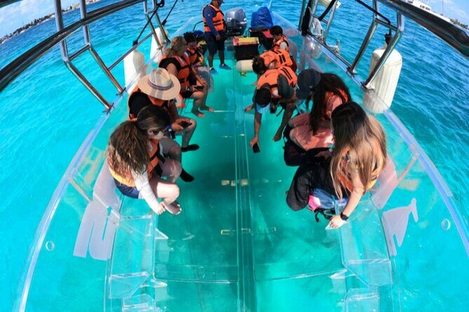 Explore Caribbean in a Transparent Boat in Isla Mujeres - Observation from Reviews