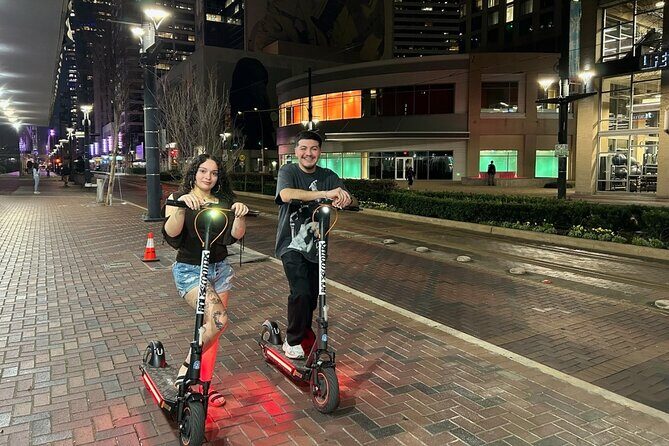 Explore Downtown Houston by Max Pro E Scooter - Safety and Accessibility
