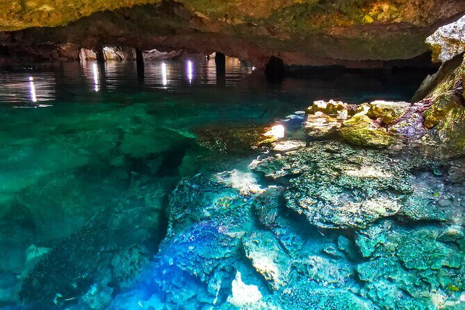 Explore Tulum Ruins and Cenote Jungle Adventure from Cancún - Cooling Off at Cenote Dos Ojos