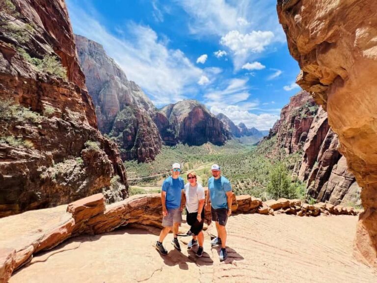 Explore Zion: Private Hiking Photography Tour from Las Vegas - First Scenic Stop: Overlooking Zion