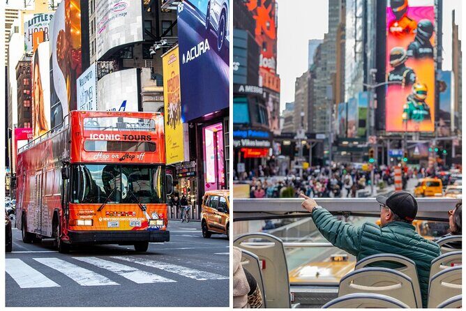 Express Sightseeing Bus Tour with Statue of Liberty Cruise Combo - Transportation, Duration, and Group Size