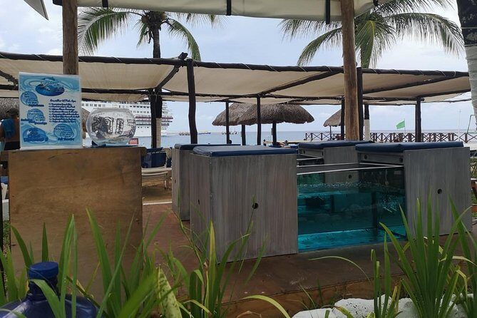 Fish Spa, Beach Break with Lounge Chairs, Umbrellas & Beach Area - Frequently Asked Questions