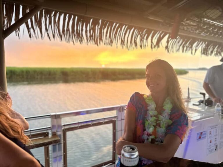 Folly Beach: Tiki Boat Cruise with BYOB Option - What the Tour Offers