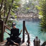 Freediving Intro for Beginners in a Cenote in Tulum Mexico - The Experience in Action