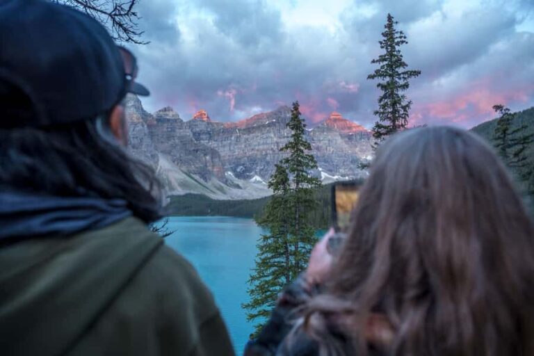 From Banff: Sunrise Moraine & Louise Premium Guided Tour - Moraine Lake: Sunrise and Serenity