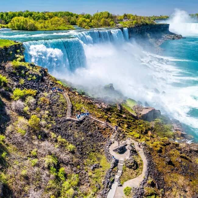 From New York City: Niagara Falls Guided Tour - First Glimpse: American Waterfall and Guided Exploration