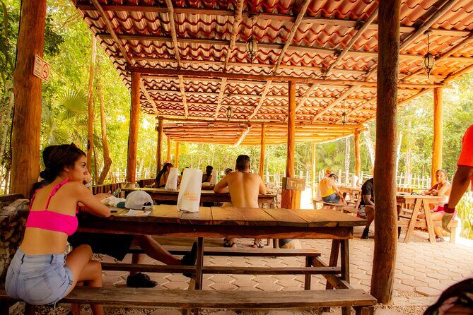 From Playa del carmen Experience ATV (Shared) Zipline & Cenote- Includes lunch - Jungle Adventure: ATV Ride and Scenic Trails