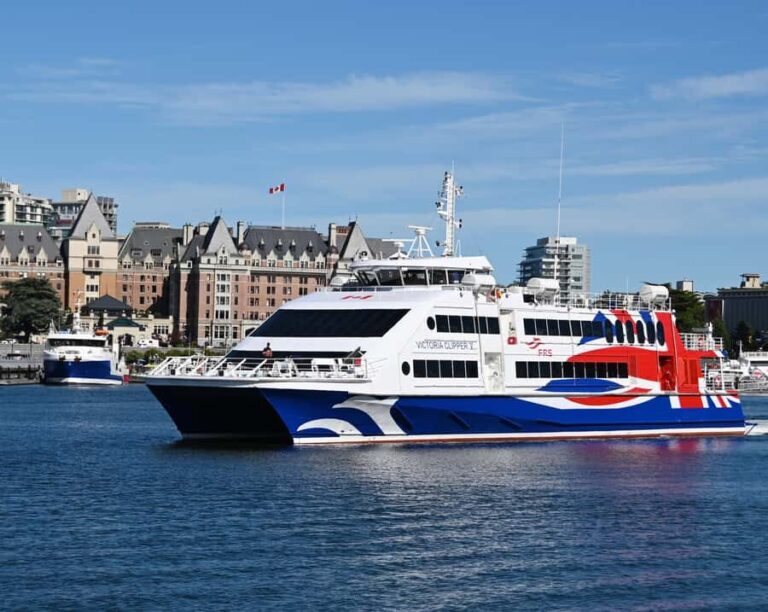 From Seattle: Day Trip by High Speed Ferry to Victoria, BC - Arriving in Victoria: Five Hours of Free Exploration