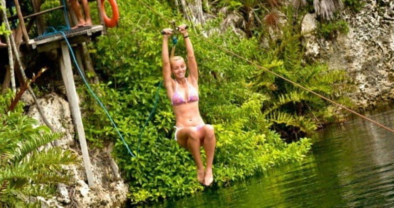 FromCancun: Puerto Morelos: Bike & Zip Line Tour - Post-Adventure Lunch & Return — 12:30 PM onwards