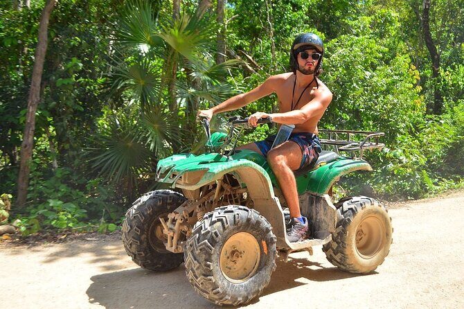Full Adrenaline Day in Tulum! ATVs, Zipline, Cenote, Rappel, Food - The Thrill of ATV Riding