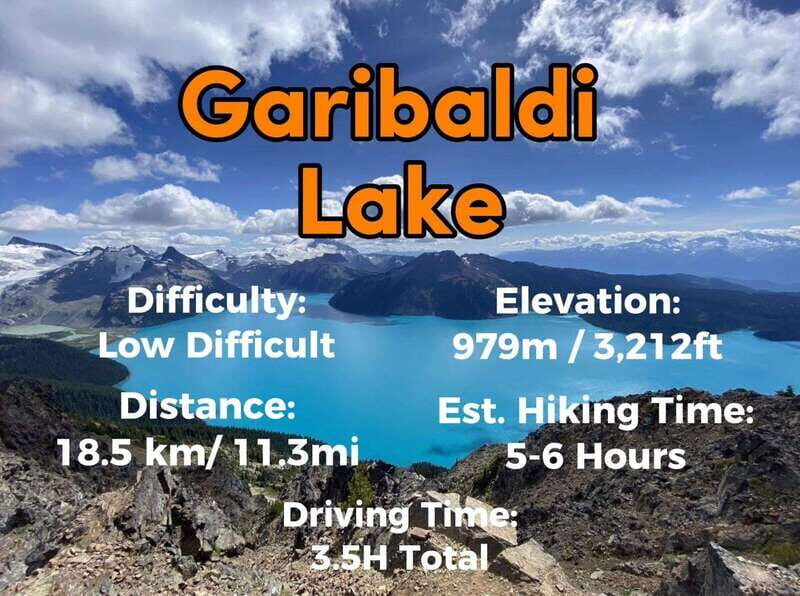 Garibaldi Lake/ Hiking Day Trip - The Value of the Experience