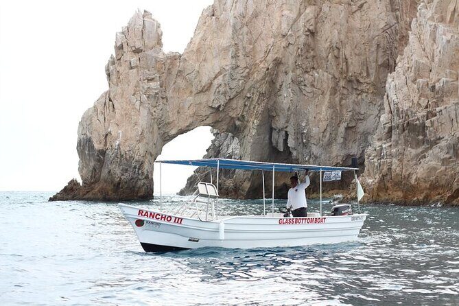 Glass Bottom Boat in Cabo San Lucas, free time in Playa del Amor - The Booking and Planning